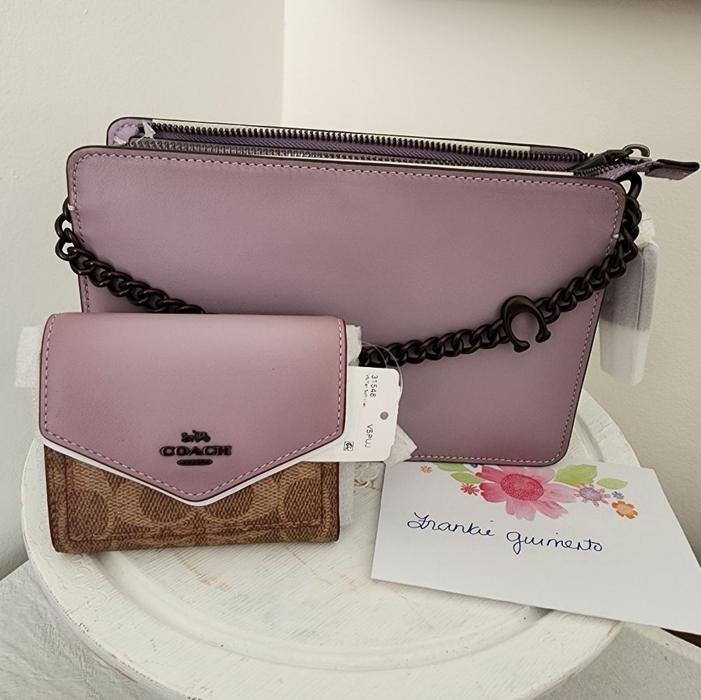 Coach C Chain Crossbody With Wyn Wallet NWT